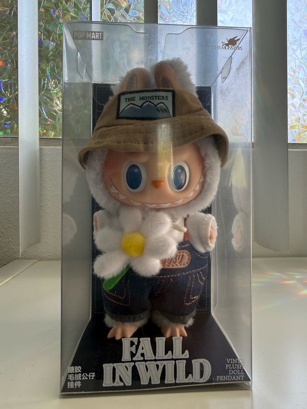 Pop Mart The Monsters 'Fall In Wild' Plush Pendant - White & Tan